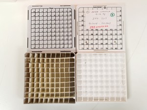 Thumbnail image of Job Lot of Plastic Cryogenic Freezer Storage Boxes