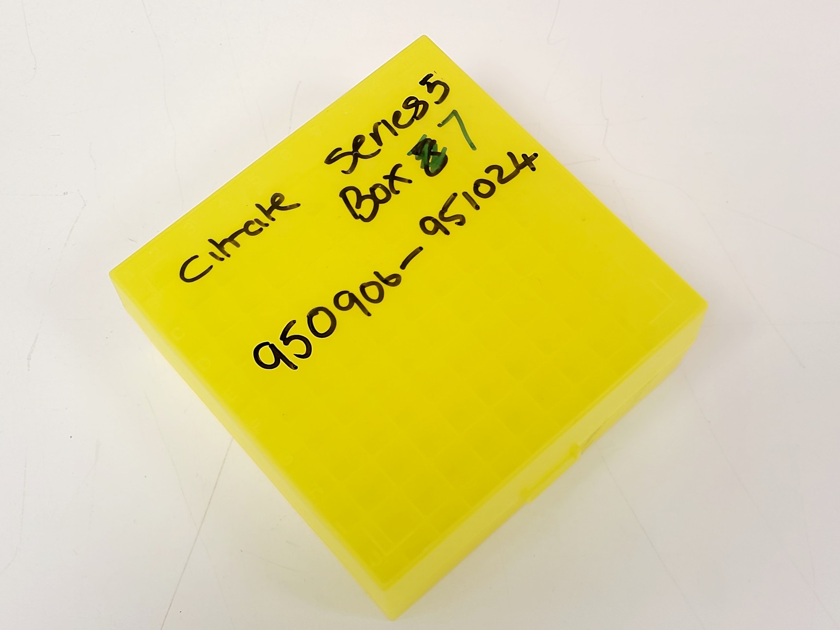 Image of Job Lot of Plastic Cryogenic Freezer Storage Boxes