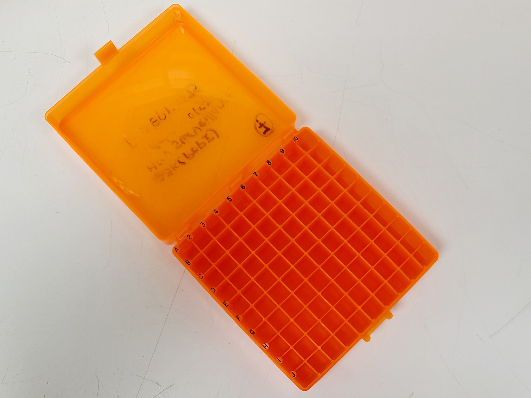 Image of Job Lot of Plastic Cryogenic Freezer Storage Boxes