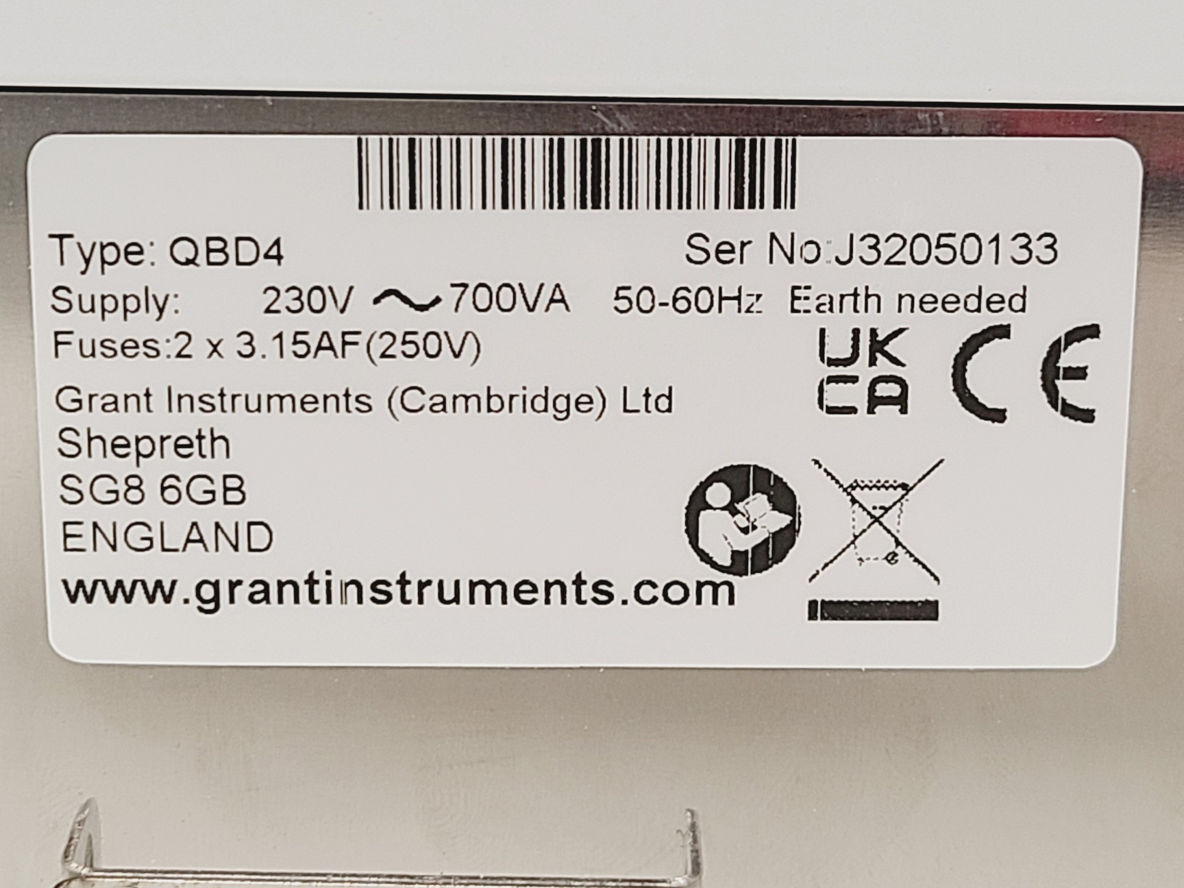Image of Grant QBD4 Dry Heater Block
