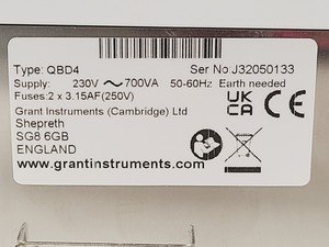 Thumbnail image of Grant QBD4 Dry Heater Block