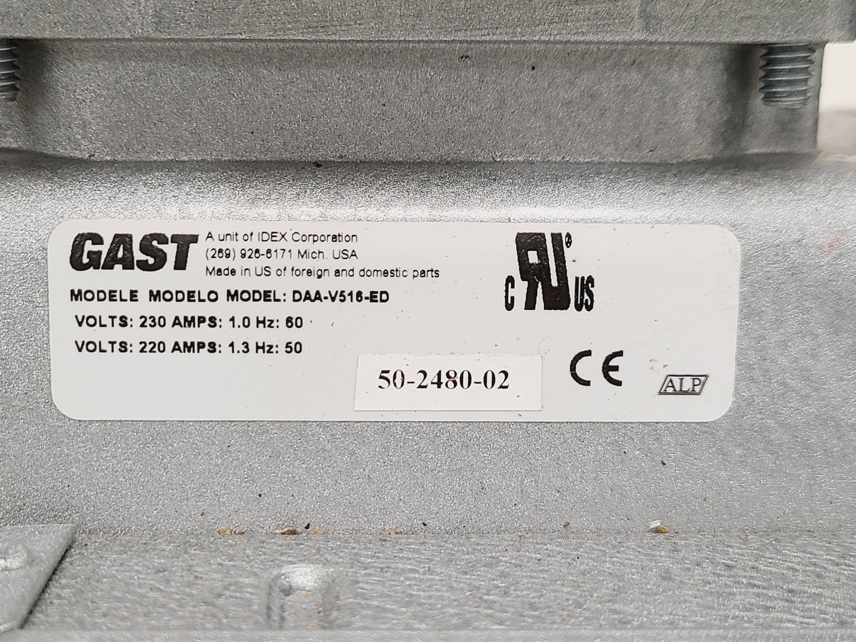 Image of GAST DAA-V516-ED 