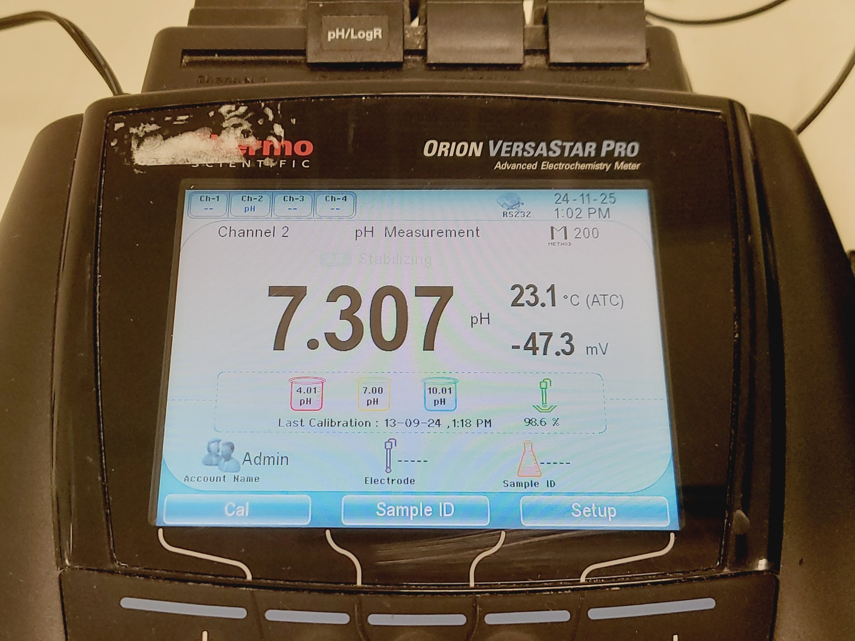 Image of Thermo Scientific Orion VersaStar Pro Electrochemistry Meter w/ SNBC Printer