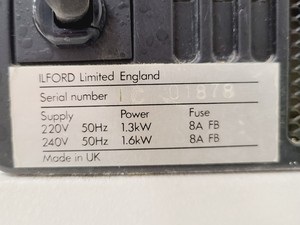 Thumbnail image of Ilford 2150RC Table Top Automatic Processing System