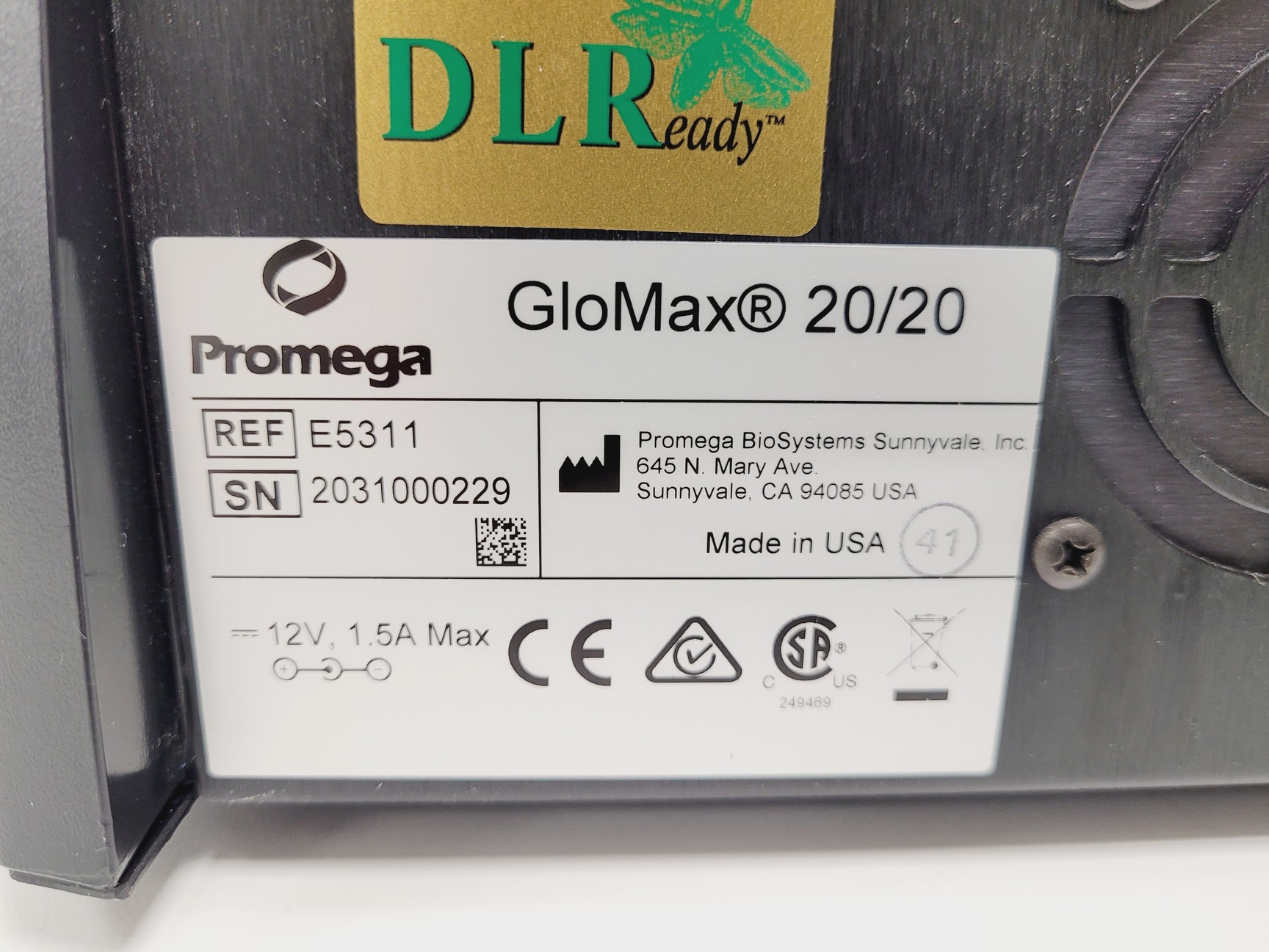 Image of Promega Glomax 20/20 Luminometer Lab
