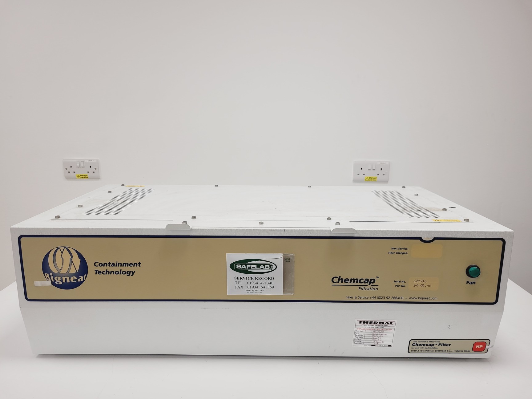 Image of Bigneat BA1004/01 Chemcap Ductless Fume Cabinet Hood