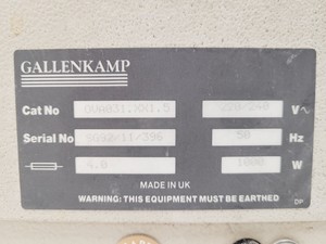 Thumbnail image of Gallenkamp Model OVA031.XX1.5 Vacuum Oven 