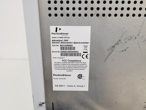 Thumbnail image of Perkin Elmer AAnalyst 200 Atomic Absorption Spectrometer