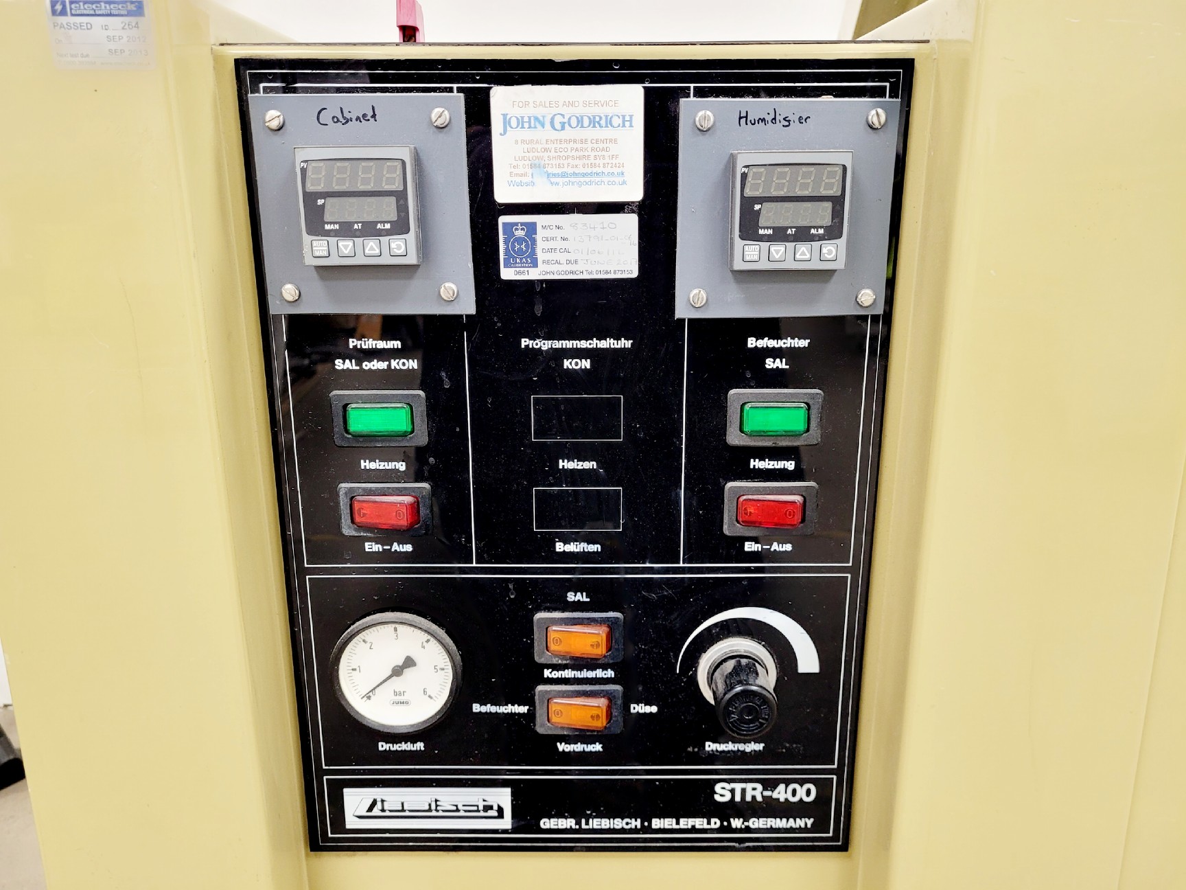 Image of Liebisch STR-400 Salt Spray Corrosion Test Chamber 213x85x125 cm LxWxH