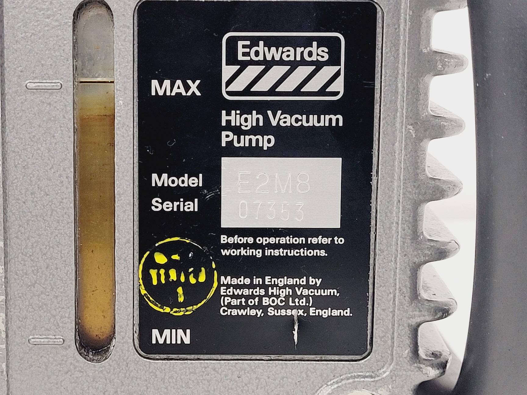 Image of Edwards Modulyo Freeze Dryer W/ Edwards E2M8 High Vacuum Pump
