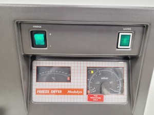 Thumbnail image of Edwards Modulyo Freeze Dryer W/ Edwards E2M8 High Vacuum Pump
