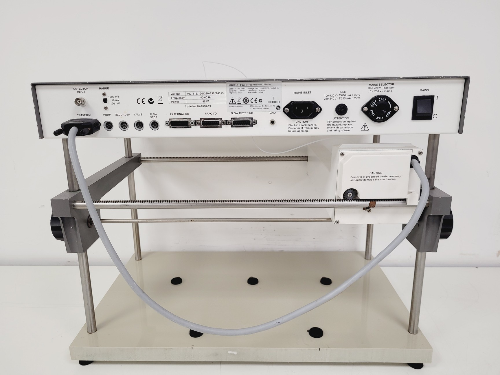 Image of GE Model SuperFrac Fraction Collector Lab