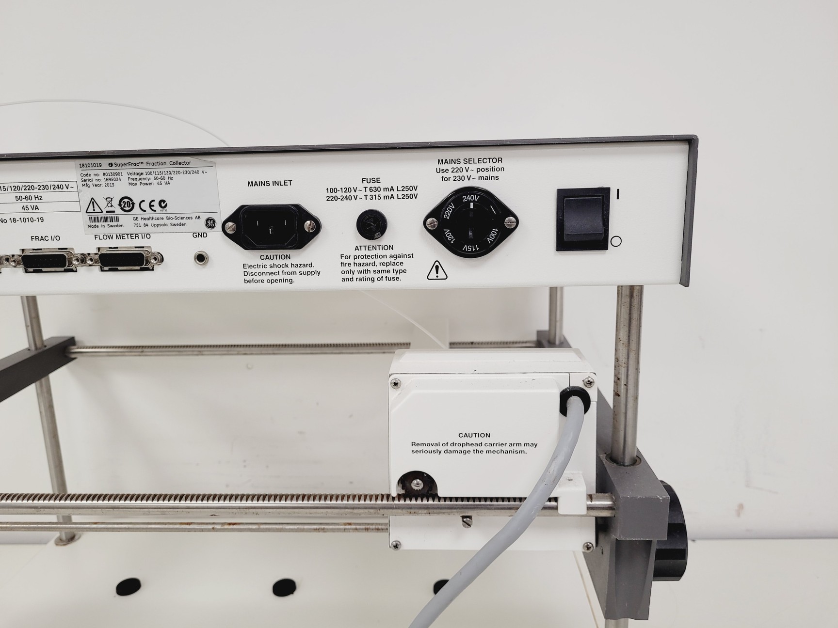Image of GE Model - SuperFrac Fraction Collector Lab