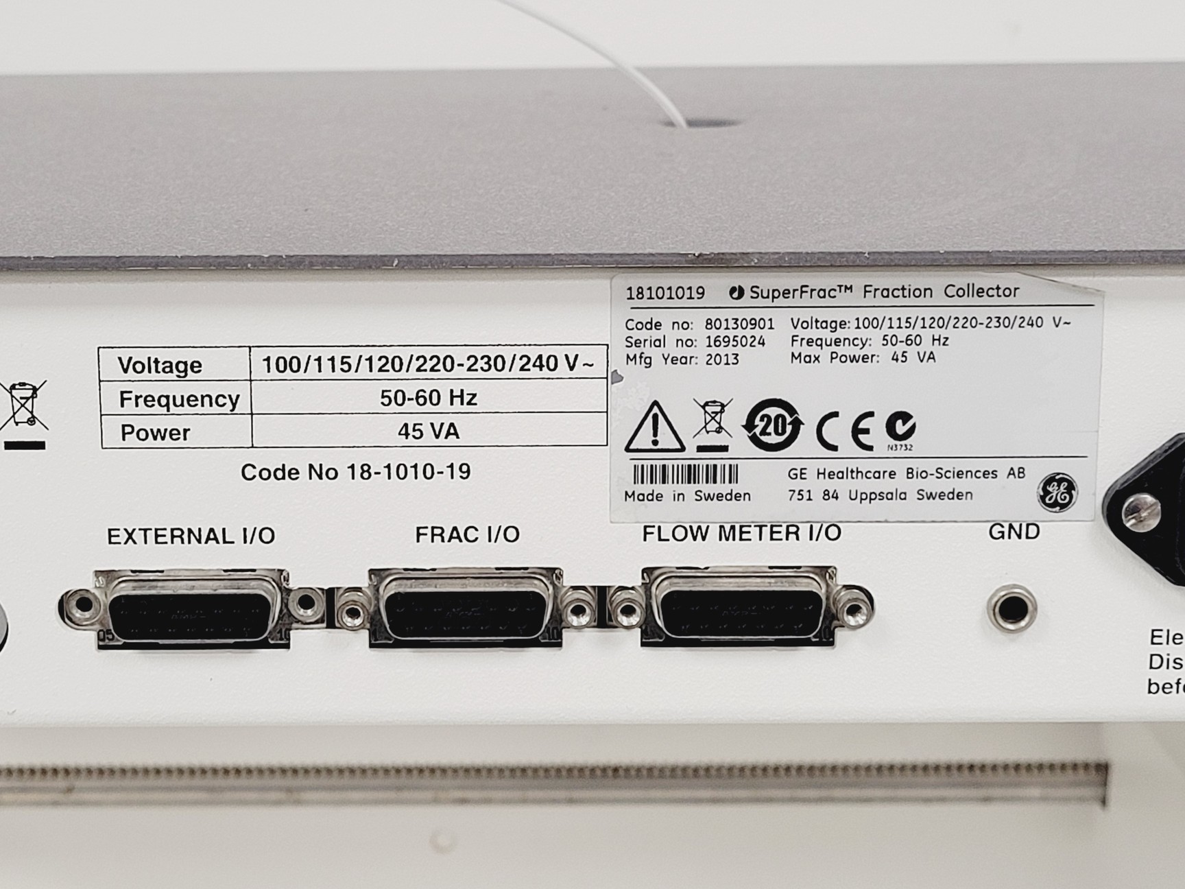 Image of GE Model - SuperFrac Fraction Collector Lab