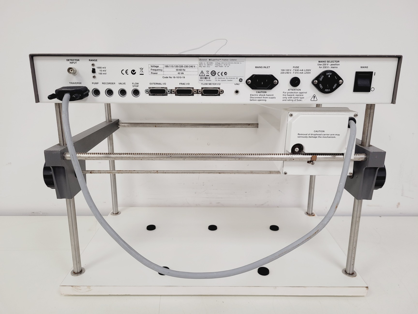 Image of GE Type SuperFrac Fraction Collector Lab