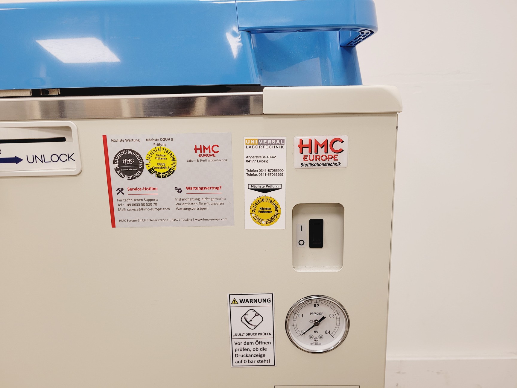 Image of HMC HICLAVE HV-85L Autoclave