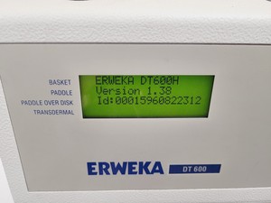 Thumbnail image of Erweka DT 600 Dissolution Tester (Missing Heater)