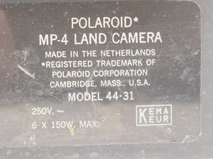 Thumbnail image of Polaroid MP4 Land Camera Base and Lamps - Spares or Repairs