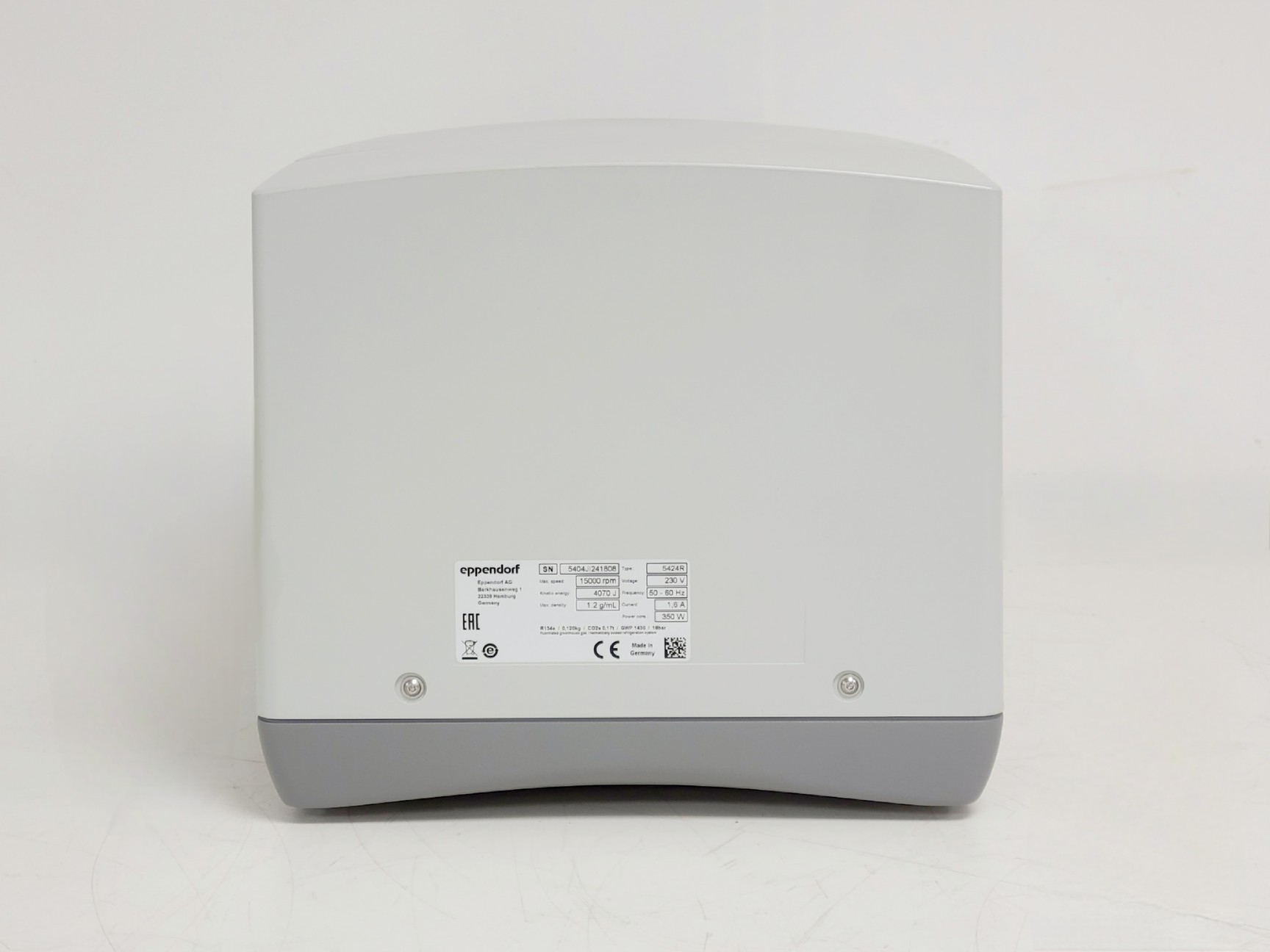 5424 R Eppendorf 5424 R Refrigerated Centrifuge w/ FA-45-24-11 Rotor Lab
