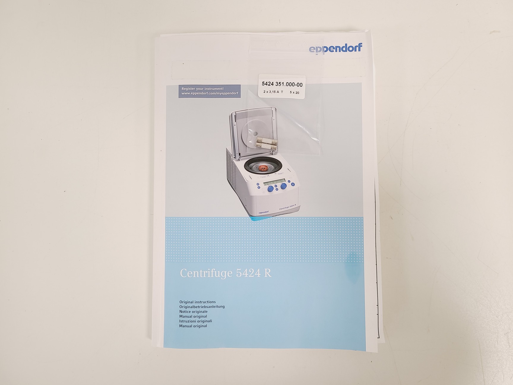 Image of Eppendorf 5424 R Refrigerated Centrifuge w/ FA-45-24-11 Rotor