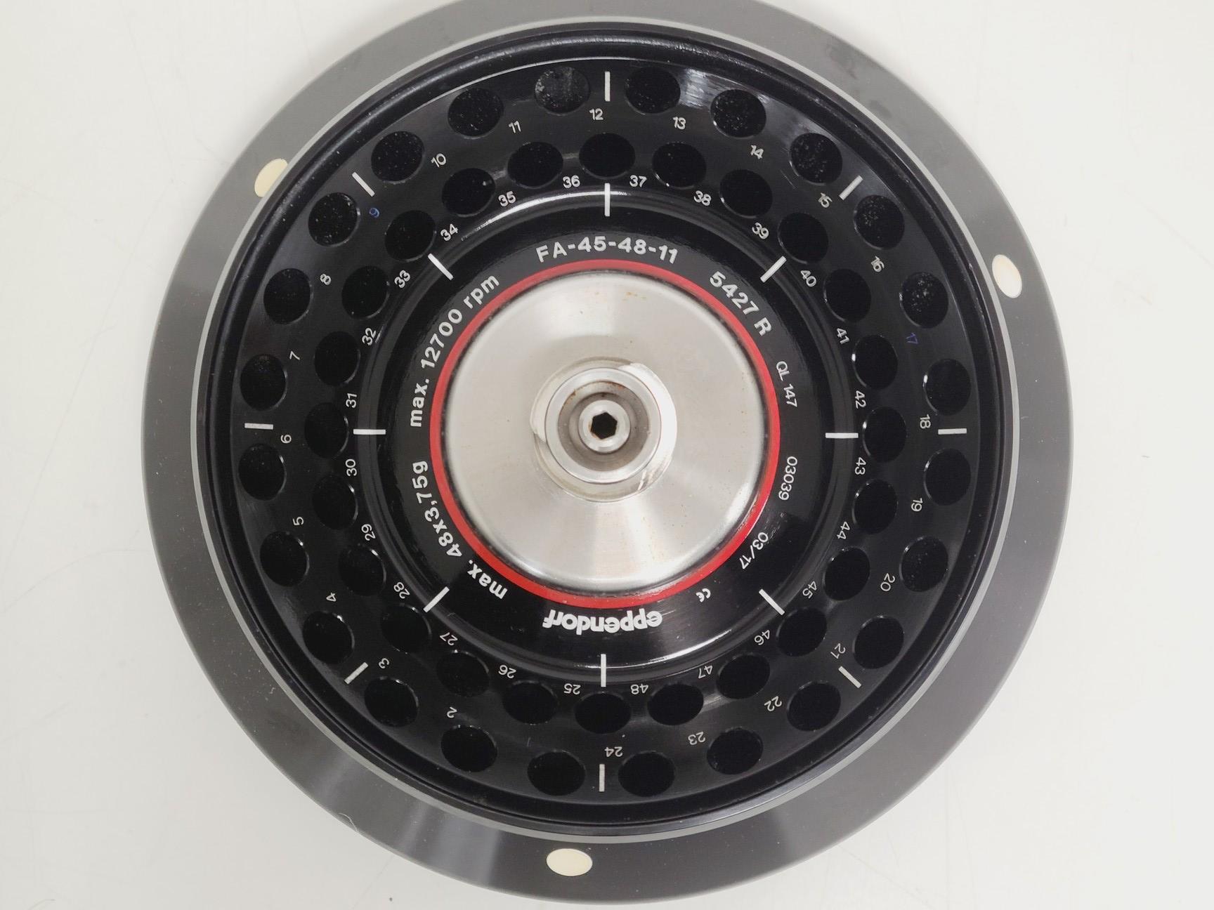 Image of Eppendorf 5427 R Refrigerated Centrifuge w/ FA-45-48-11 Rotor