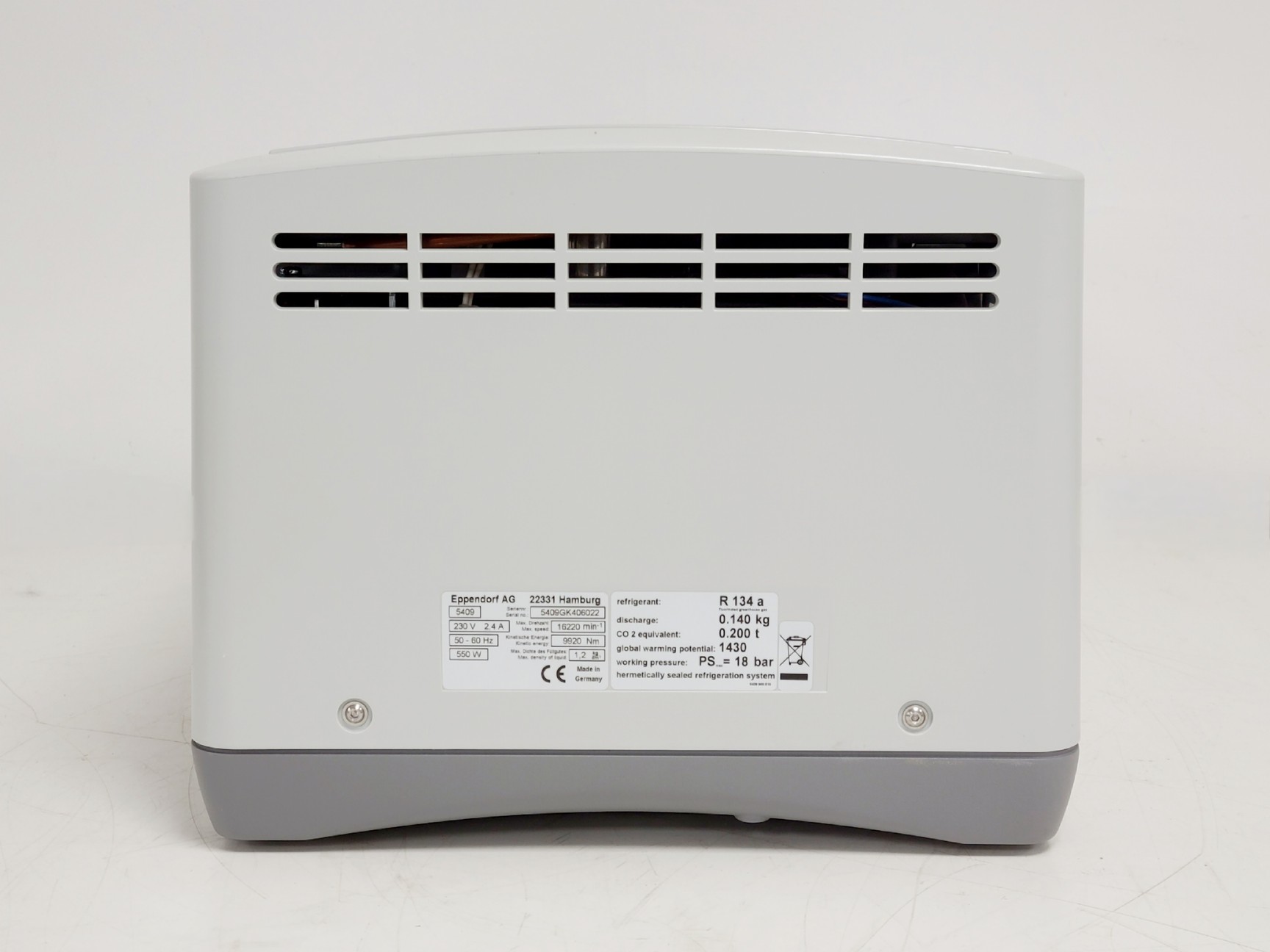 Image of Eppendorf 5427 R Refrigerated Centrifuge w/ FA-45-48-11 Rotor