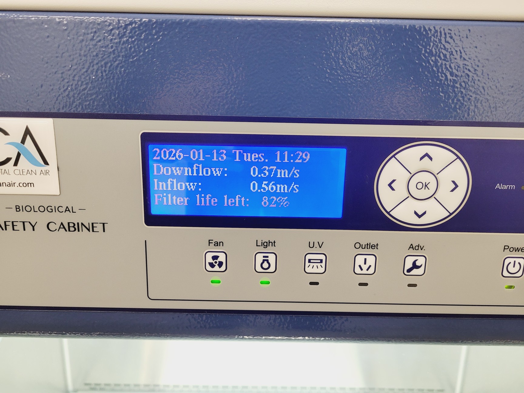 Image of Haier HR900-II A2 Class 2 Biological Safety Cabinet with Stand Lab