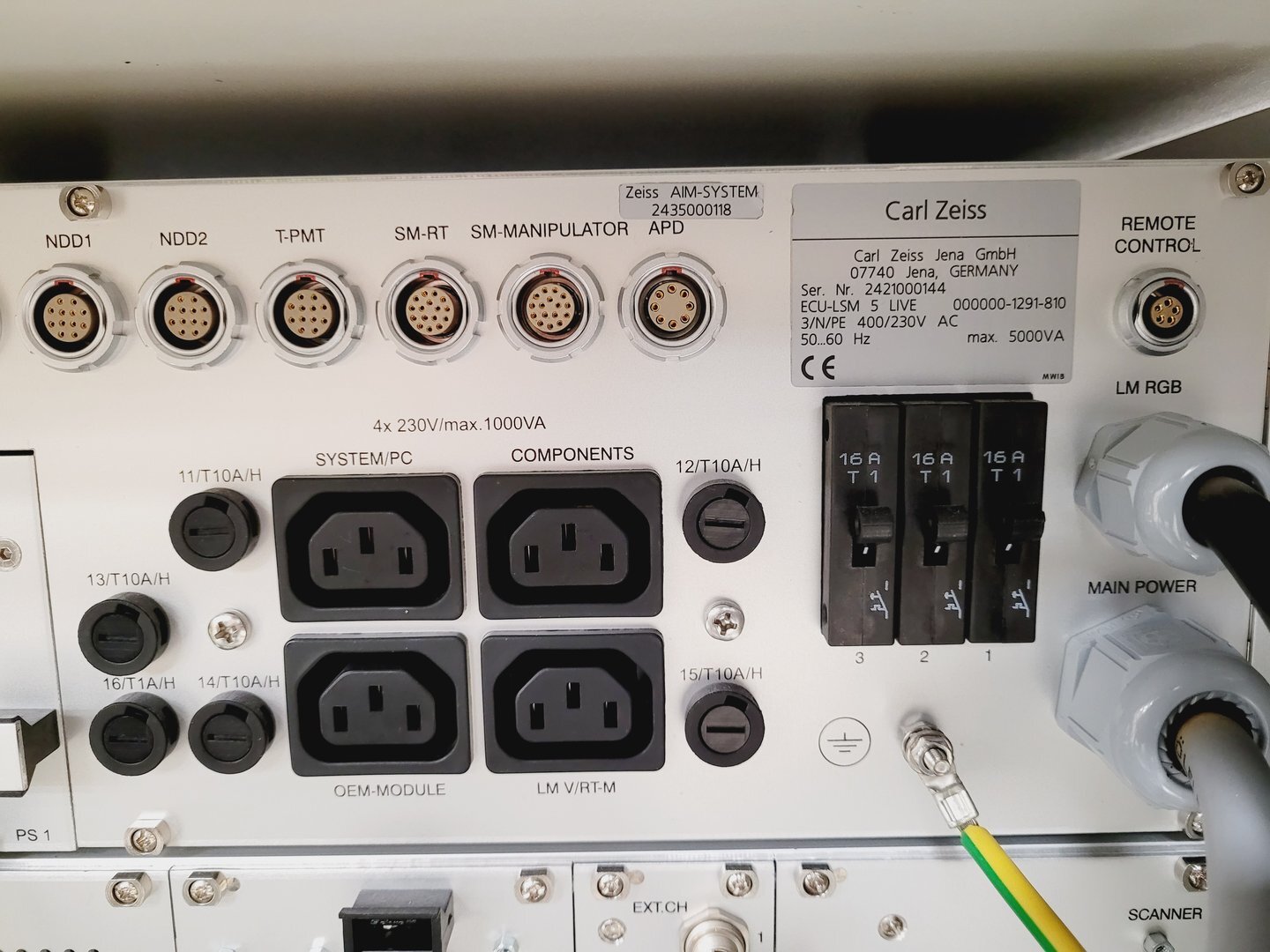 Image of Carl Zeiss LSM 510 META Confocal Microscope/Laser Module Parts & Accessories