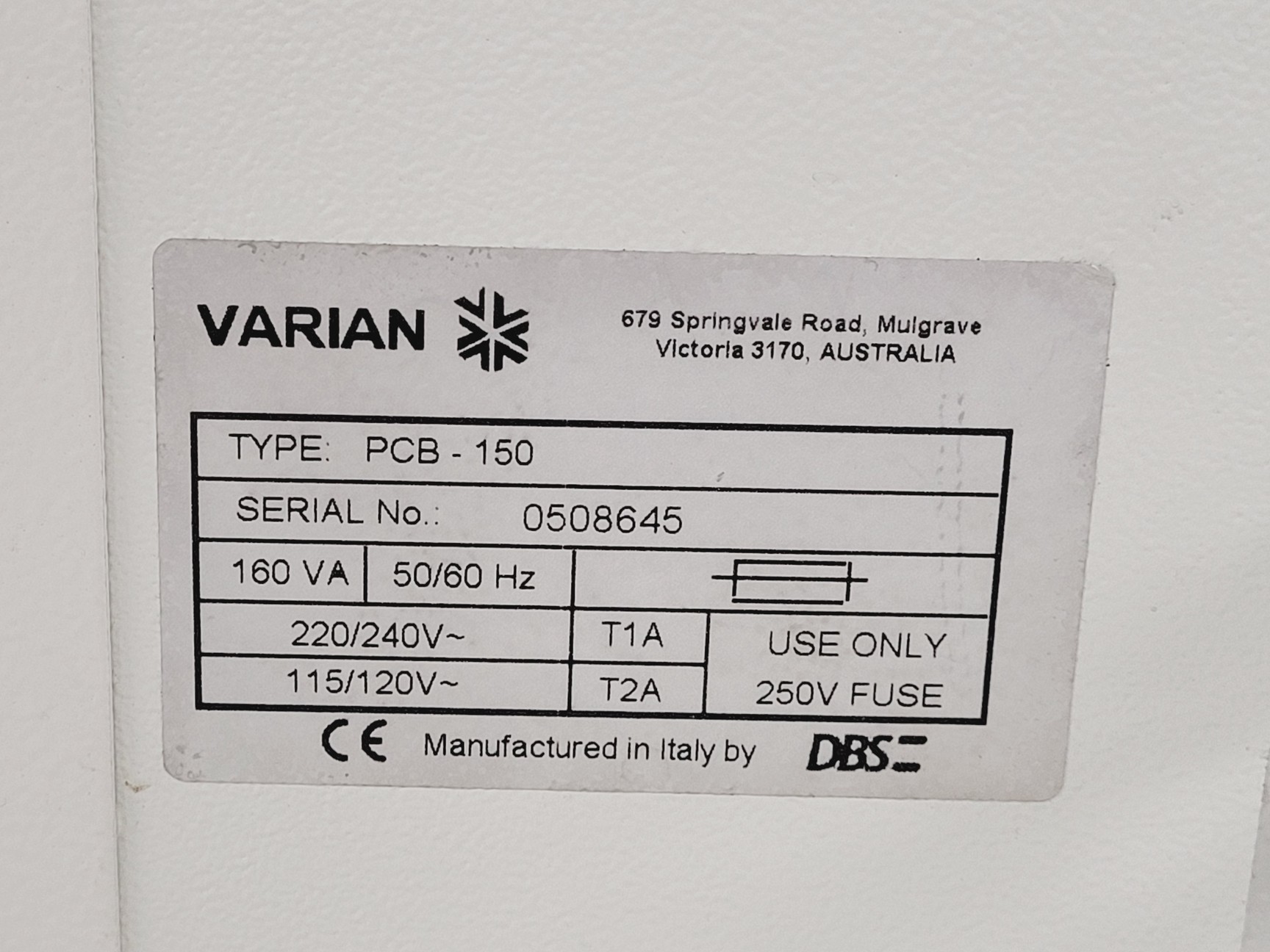 Image of Varian Cary Water Peltier System PCB-150 Temperature Controller