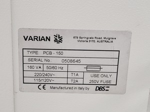 Thumbnail image of Varian Cary Water Peltier System PCB-150 Temperature Controller