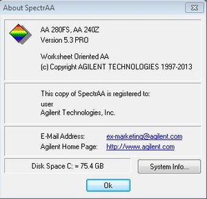 Thumbnail image of Varian AA280FS Atomic Absorption Spectrometer
