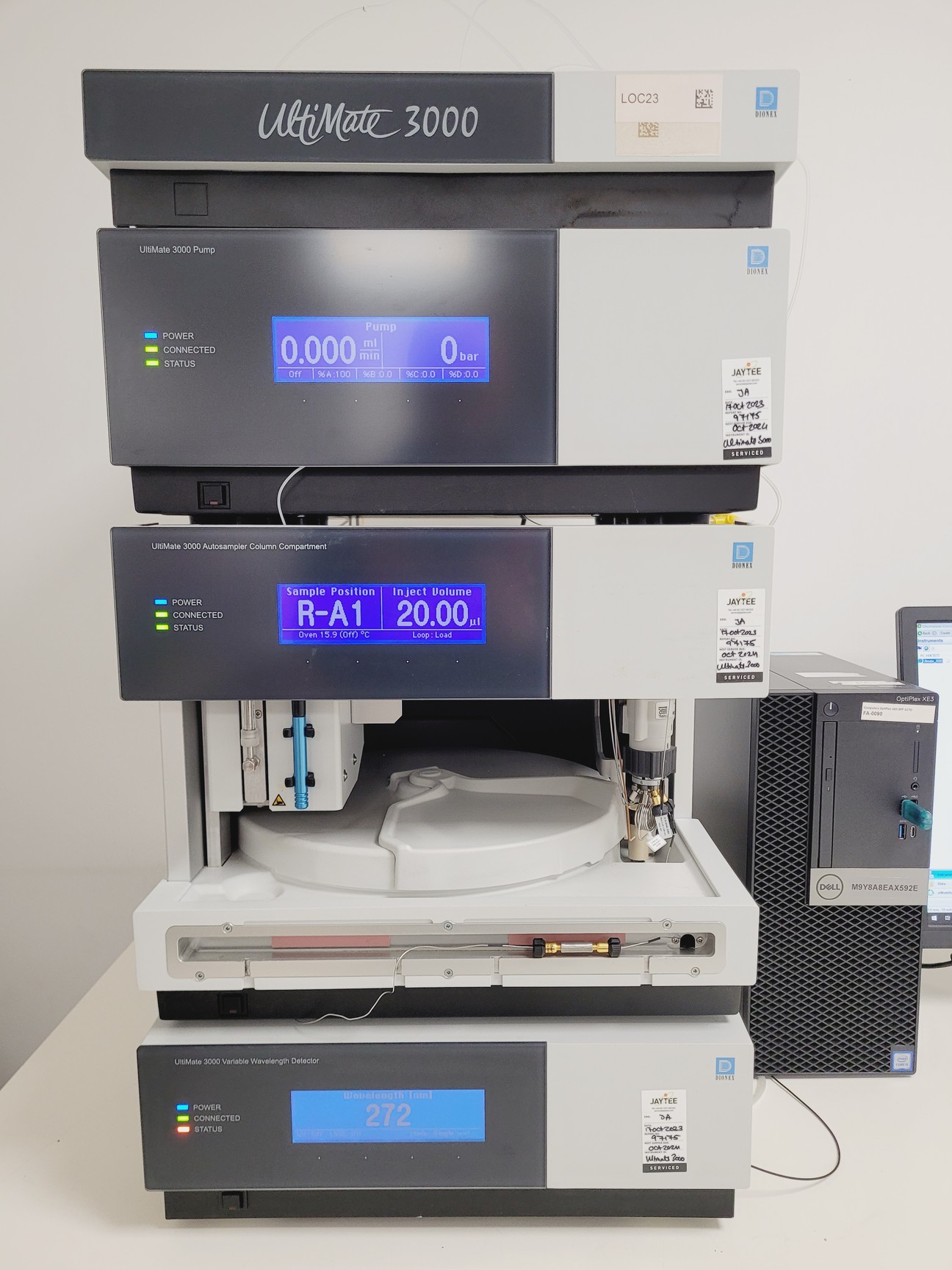 Image of Dionex LifeMate 3000 HPLC System w/ PC & Chromeleon 7 Software Lab