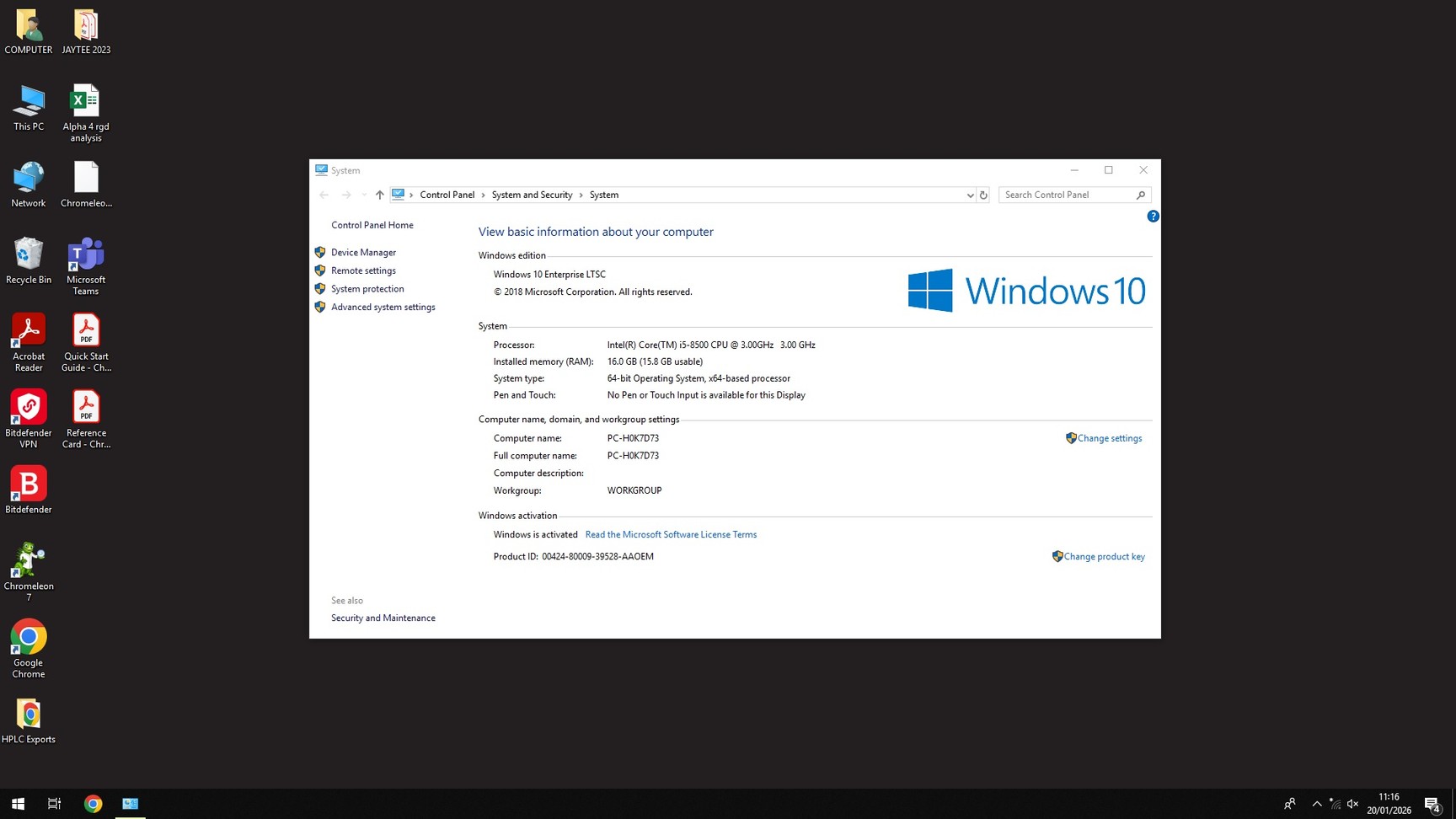 Image of Dionex LifeMate 3000 HPLC System w/ PC & Chromeleon 7 Software Lab
