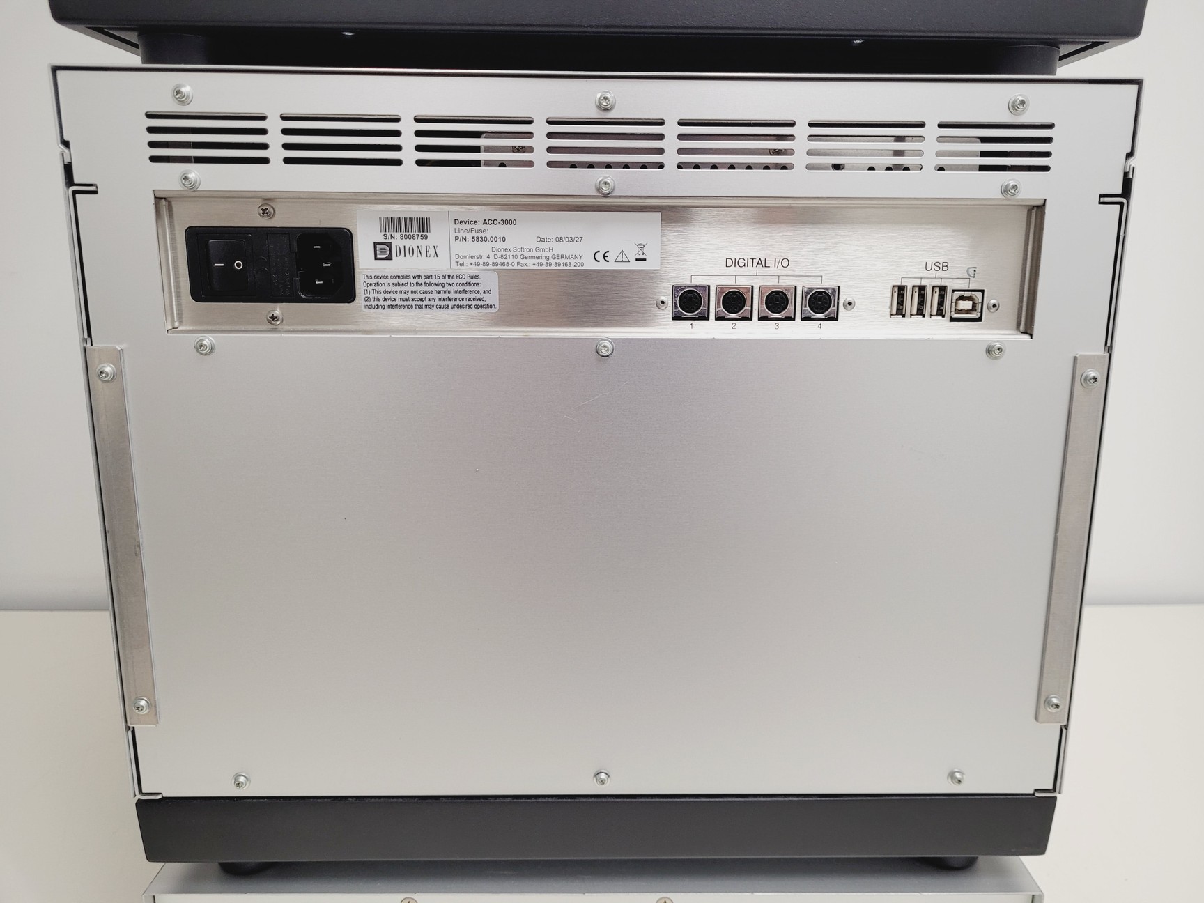 Image of Dionex LifeMate 3000 HPLC System w/ PC & Chromeleon 7 Software Lab