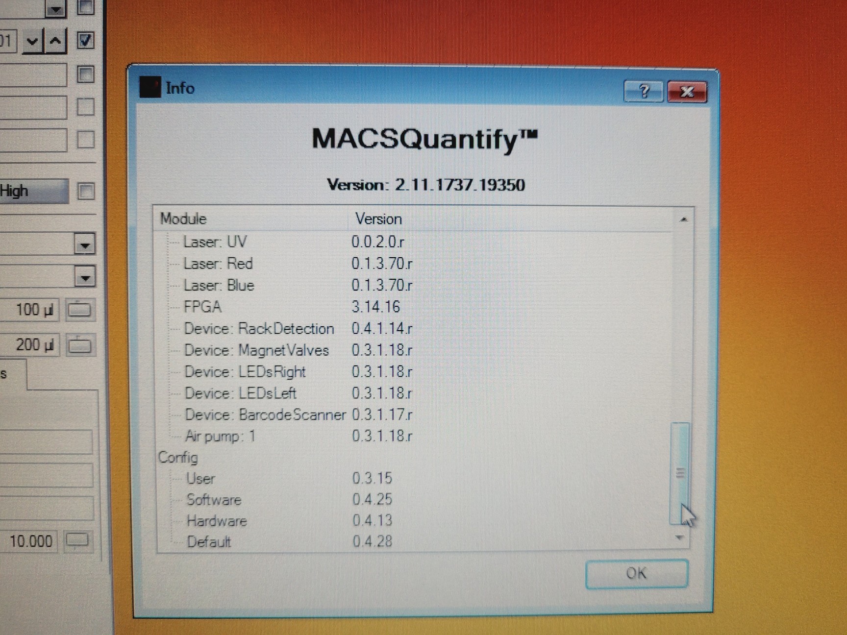 Image of Miltenyi Biotec MACSQuant 10 Flow Cytometer Lab