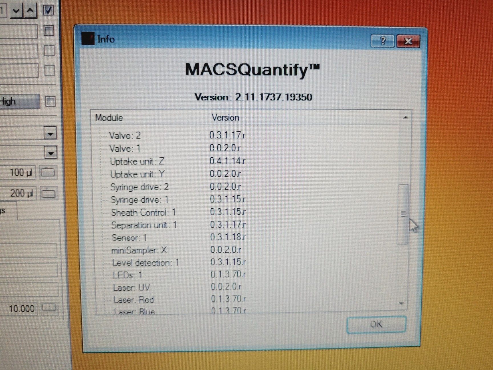 Image of Miltenyi Biotec MACSQuant 10 Flow Cytometer Lab