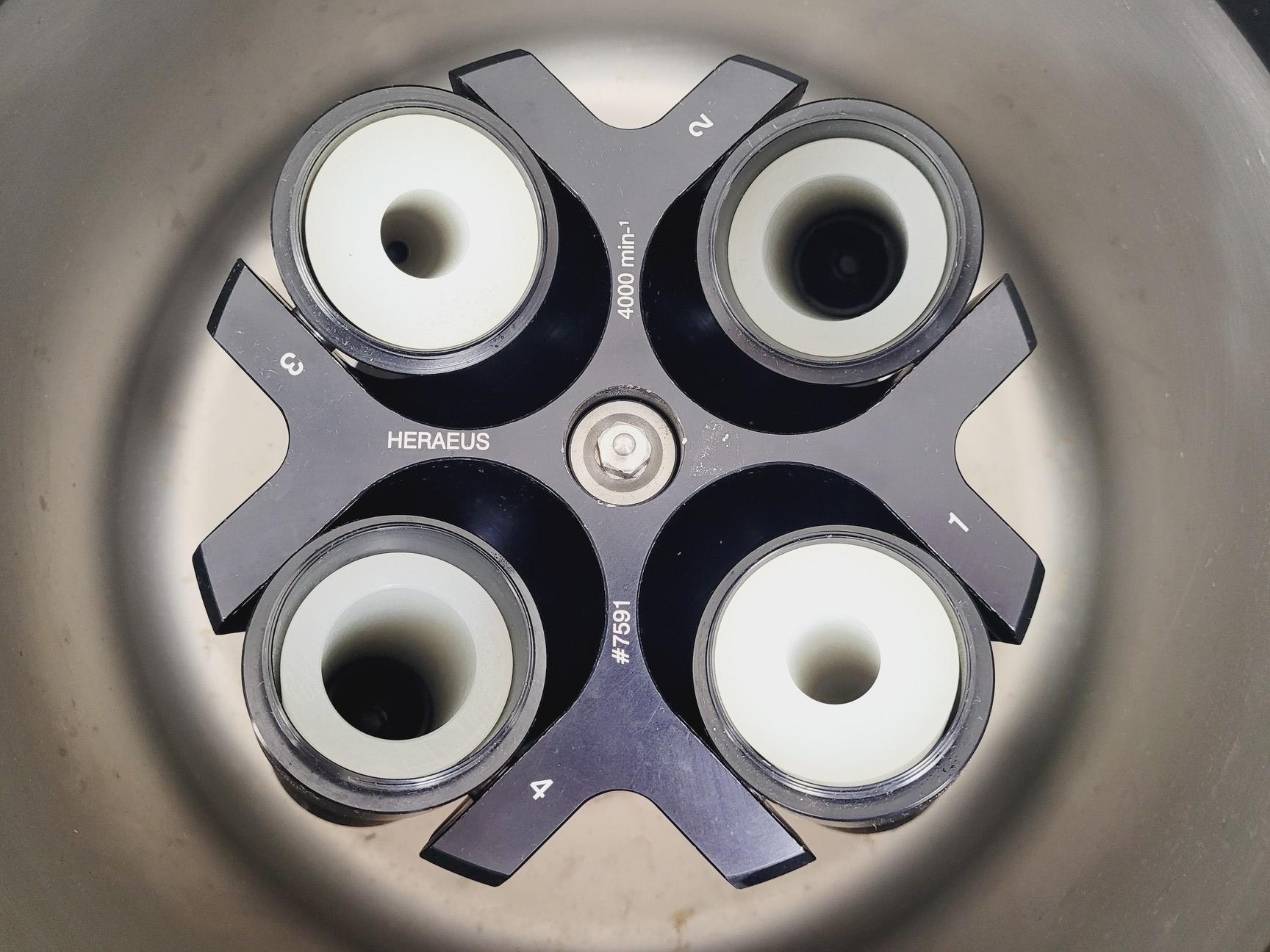 Image of Kendro Heraeus Biofuge Primo R Centrifuge w/ 7591 Rotor 4000 RPM Lab