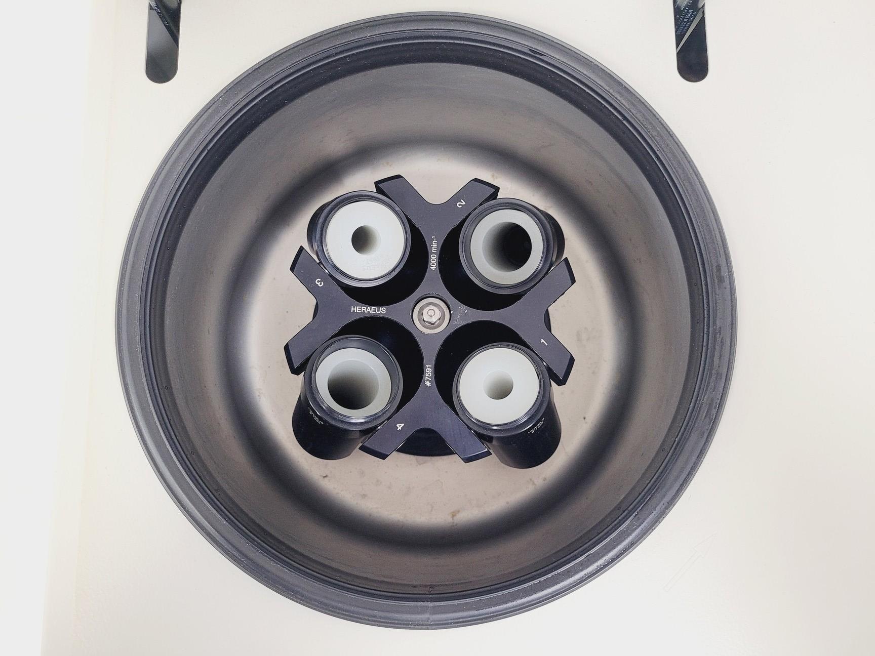 Image of Kendro Heraeus Biofuge Primo R Centrifuge w/ 7591 Rotor 4000 RPM Lab