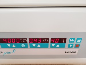 Thumbnail image of Kendro Heraeus Biofuge Primo R Centrifuge w/ 7591 Rotor 4000 RPM Lab