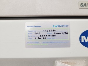 Thumbnail image of MSE Falcon 6/300 Benchtop Centrifuge