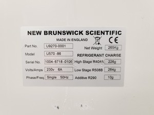 Thumbnail image of New Brunswick Ultra Low Temperature Freezer U570 -86