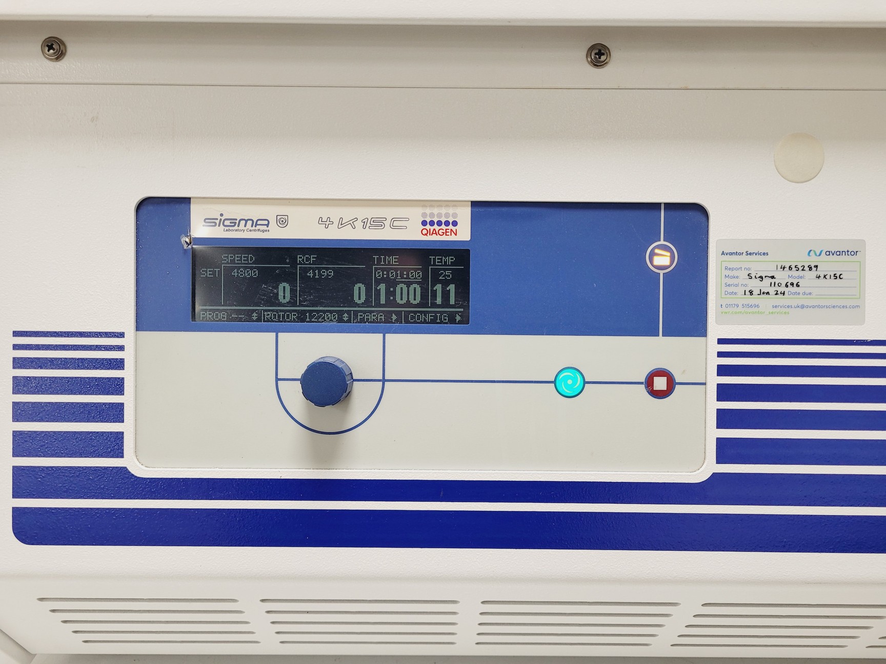 Image of Sigma 4K15C Benchtop Centrifuge