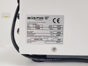 Thumbnail image of Sigma 4K15C Benchtop Centrifuge