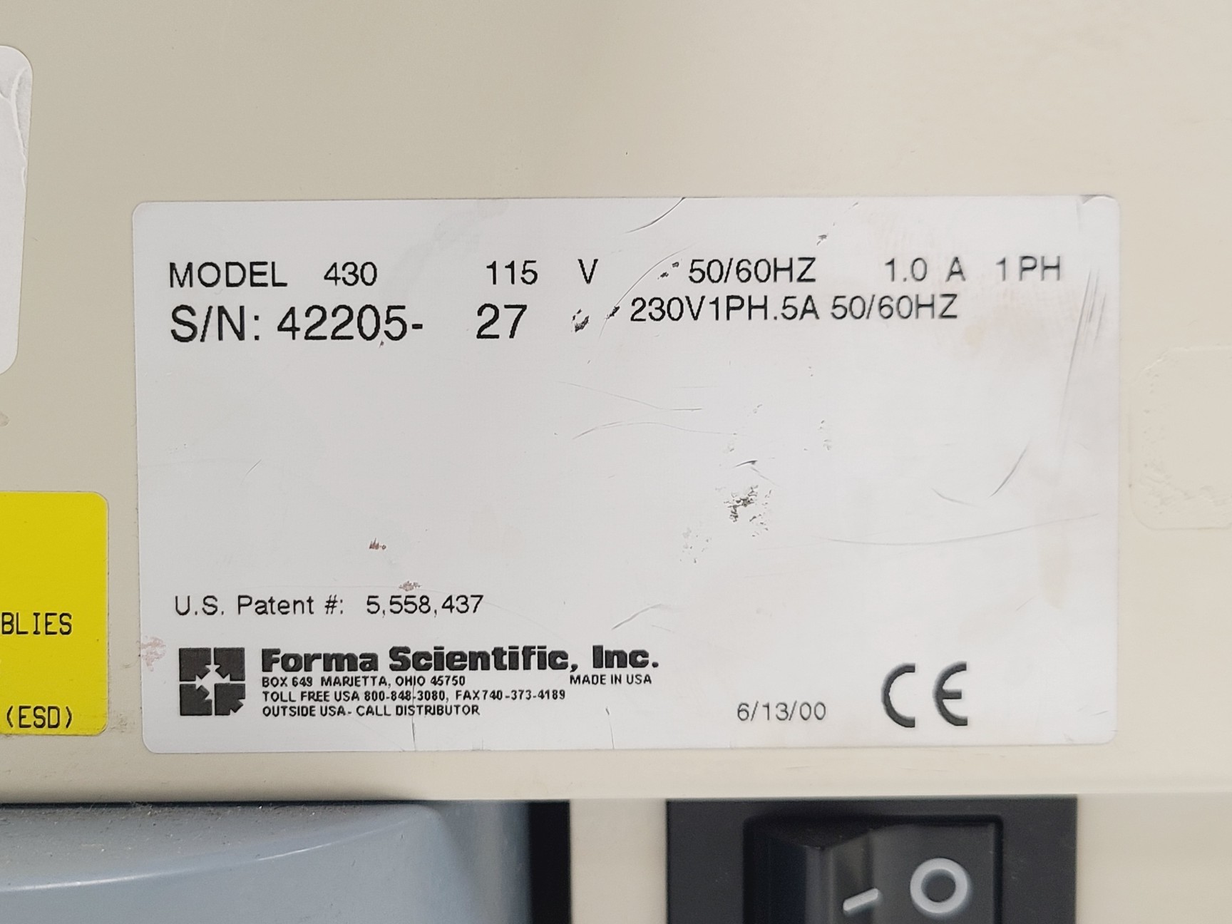 Image of Forma Scientific Orbital Platform Shaker Model 430