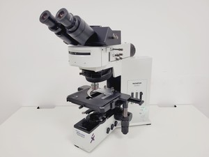 Image of Olympus BX50F4 Compound Microscope w/ UVFL 100 1.30 oil 160/0.17 Lab