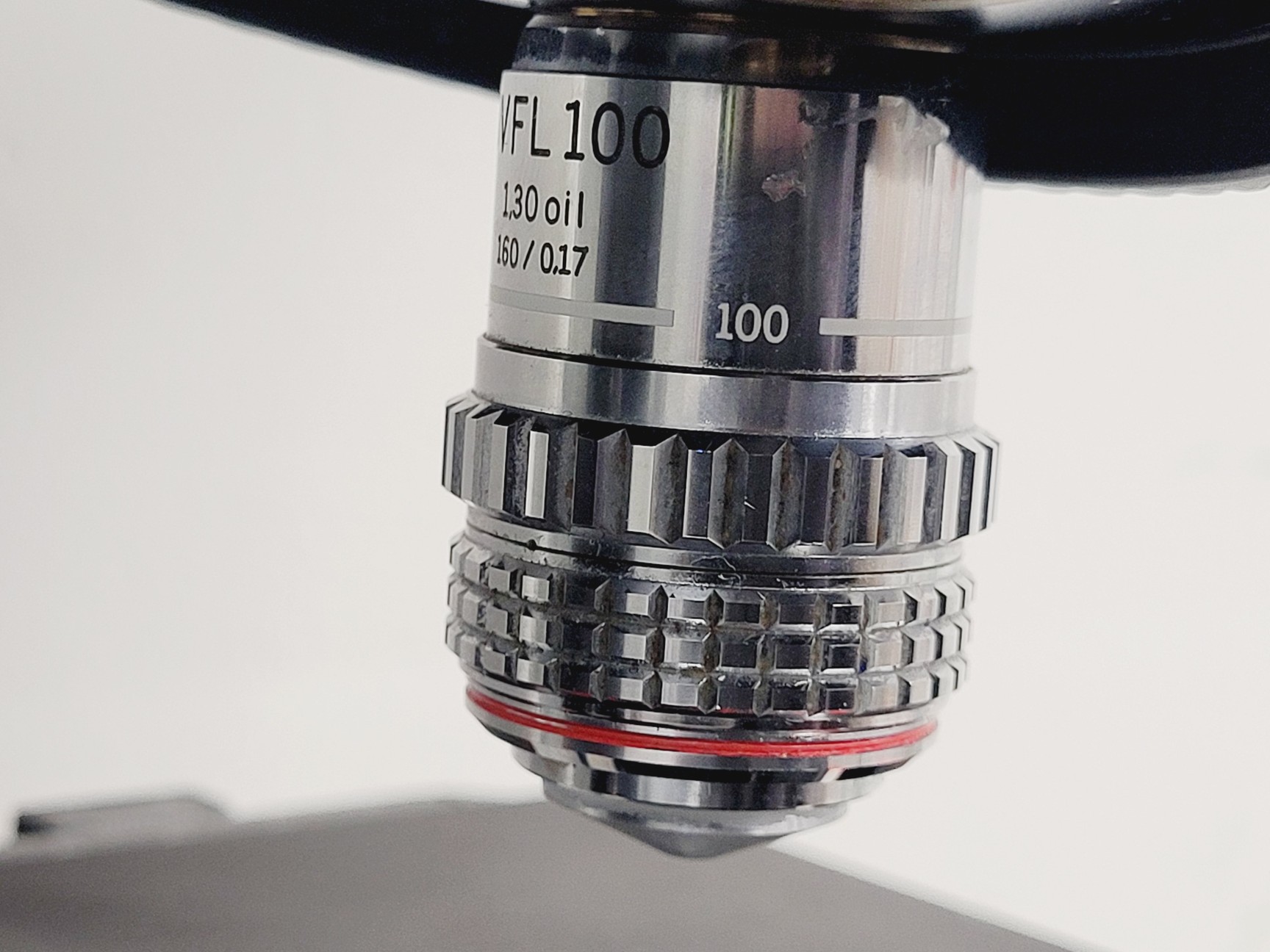 Image of Olympus BX50F4 Compound Microscope w/ UVFL 100 1.30 oil 160/0.17 Lab