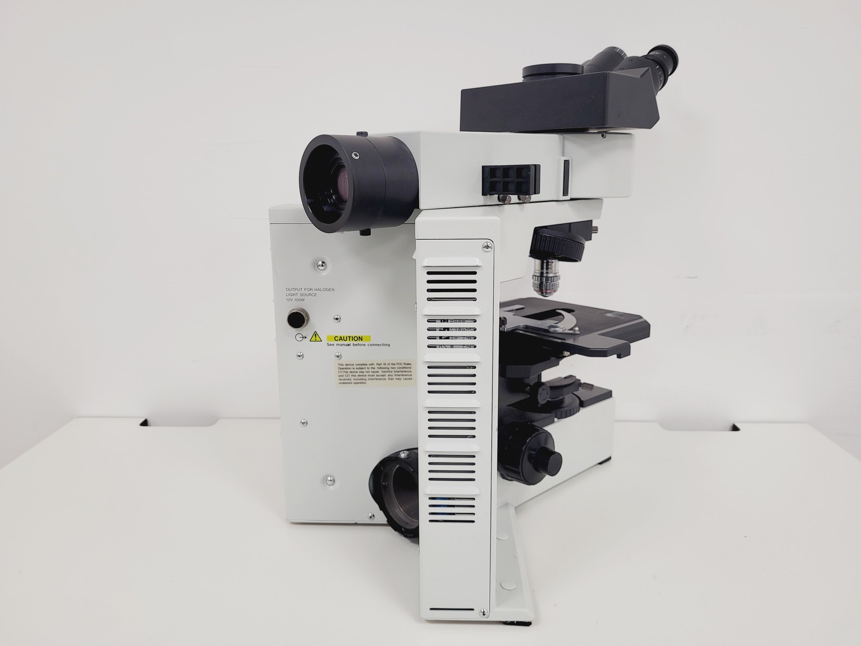 Image of Olympus BX50F4 Compound Microscope w/ UVFL 100 1.30 oil 160/0.17 Lab