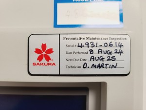 Thumbnail image of Sakura Tissuetek DRS 2000 Automatic Slide Stainer Lab