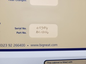 Thumbnail image of Bigneat BC1204 Recirculating Fume Hood Lab