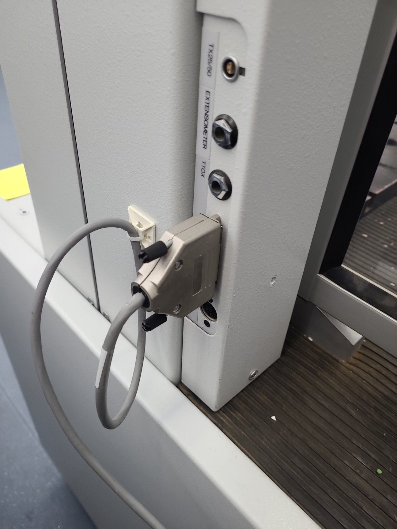 Image of Lloyds LR100k Materials Testing Machine with 100kN Load Cell & Safety Screen